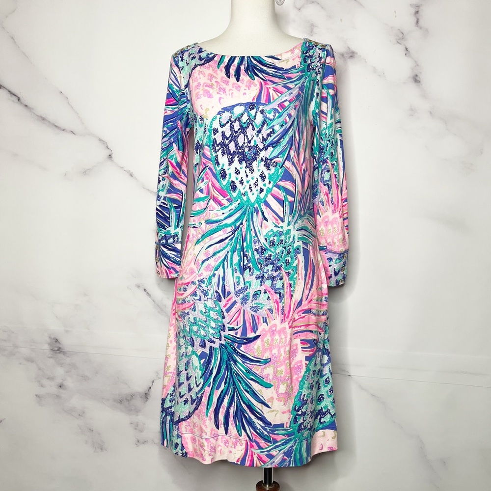 SOLD Lilly Pulitzer Sophie Dress in Gypset Paradise - Picture 4 of 14